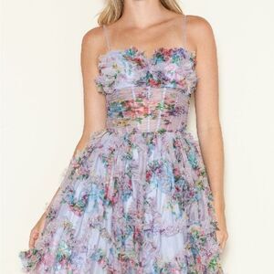 Floral Ruffle Dress
